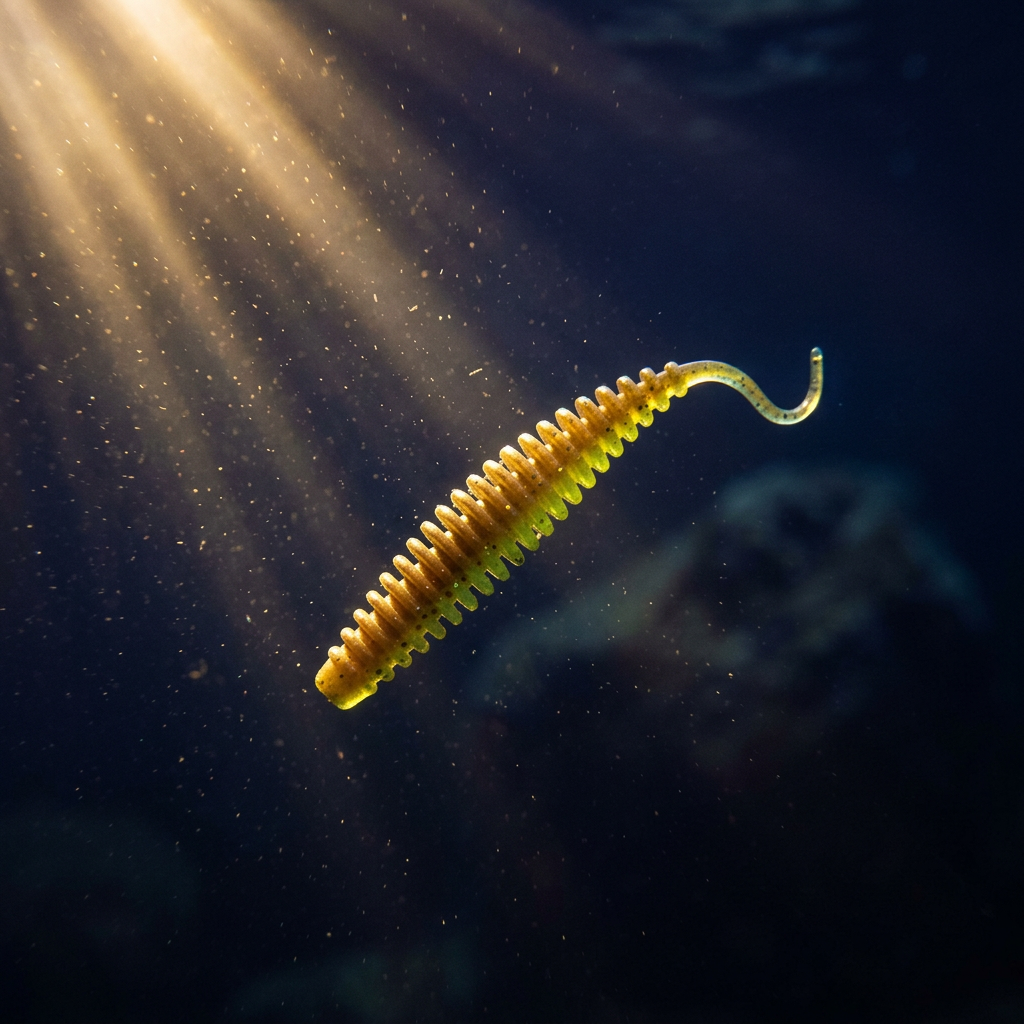 The Ribbon — Finesse Worm with Flared Tail - 20Pcs