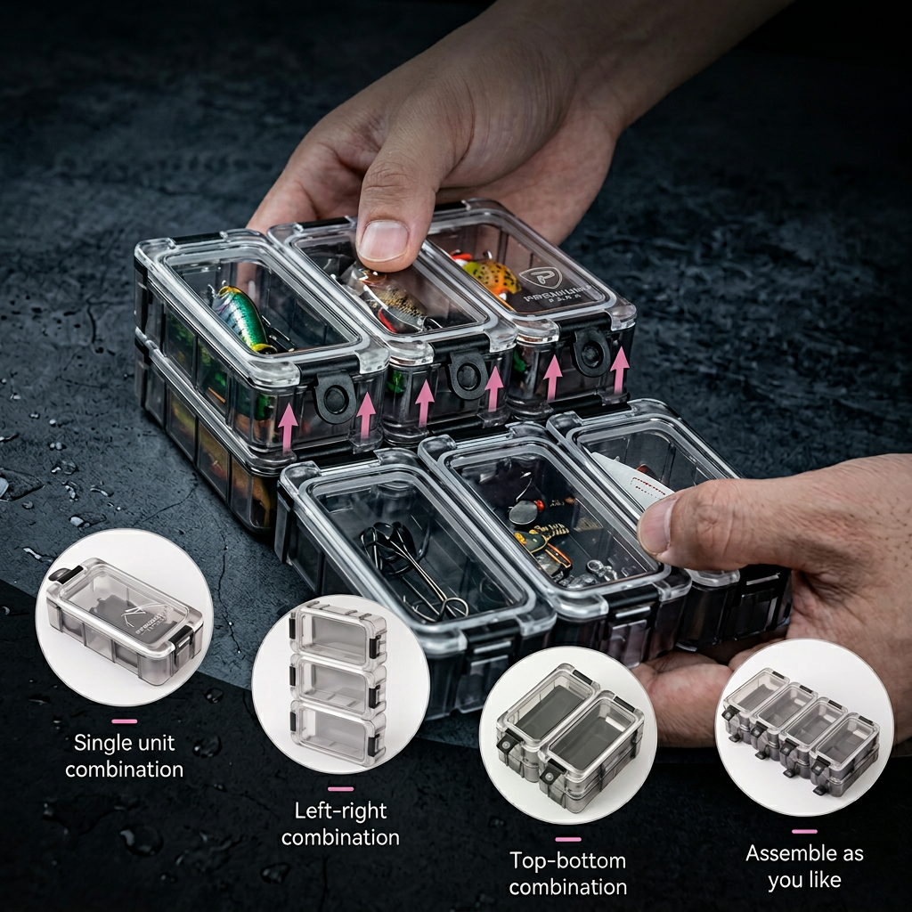 The Grid — Modular Magnetic Tackle Tray System -- 3 Pieces